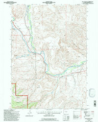 Blue Holes 1991 topographic map thumbnail