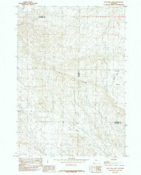 Blue Mesa West 1985 topographic map preview