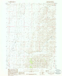 Boars Tusk SW 1986 topographic map thumbnail