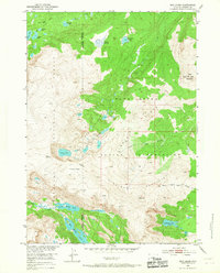 Bob Lakes 1952 topographic map thumbnail