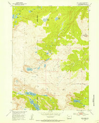 Bob Lakes 1952 topographic map thumbnail