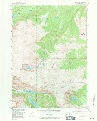 Bob Lakes 1952 topographic map thumbnail