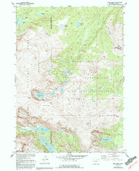 Bob Lakes 1952 topographic map thumbnail