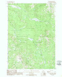 Bobcat Ridge 1989 topographic map thumbnail