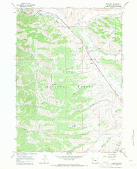 Bondurant 1967 topographic map thumbnail