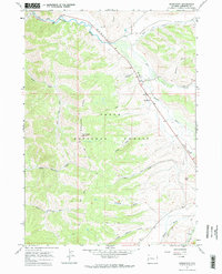 Bondurant 1967 topographic map thumbnail