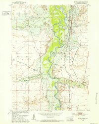 Bonneville SW 1950 topographic map thumbnail