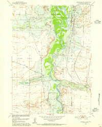 Bonneville SW 1950 topographic map thumbnail