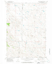 Bonnie Reservoir 1972 topographic map thumbnail