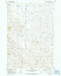 Bonnie Reservoir 1972 topographic map thumbnail
