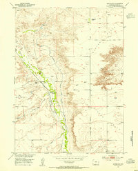 Bordeaux 1953 topographic map thumbnail