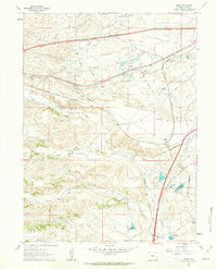 Borie 1961 topographic map thumbnail