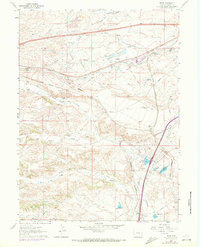 Borie 1961 topographic map thumbnail