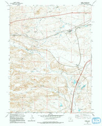 Borie 1994 topographic map thumbnail
