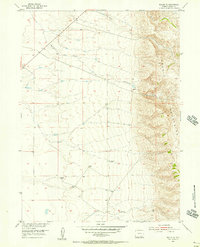 Bosler SE 1955 topographic map thumbnail