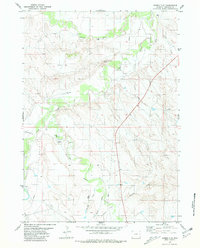 Bowen Flat 1981 topographic map thumbnail
