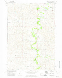 Bowman Flat 1972 topographic map thumbnail