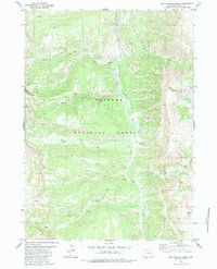Box Canyon Creek 1980 topographic map thumbnail