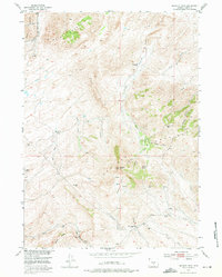 Bradley Peak 1953 topographic map thumbnail