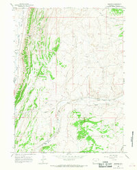Bridger 1965 topographic map thumbnail