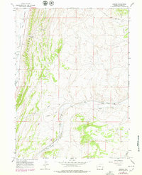 Bridger 1965 topographic map thumbnail