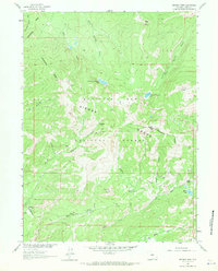 Bridger Peak 1961 topographic map thumbnail