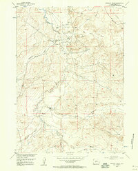 Bringolf Ranch 1958 topographic map thumbnail