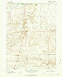 Bristol Ridge NE 1962 topographic map thumbnail