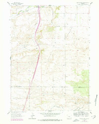 Bristol Ridge NE 1962 topographic map thumbnail