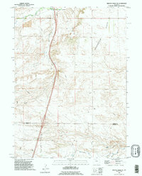 Bristol Ridge NE 1990 topographic map thumbnail