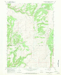 Brokenback Narrows 1967 topographic map thumbnail