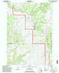 Brokenback Narrows 1993 topographic map thumbnail