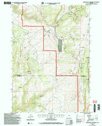 Brokenback Narrows 1993 topographic map thumbnail