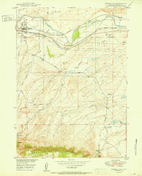 Brookhurst 1950 topographic map preview