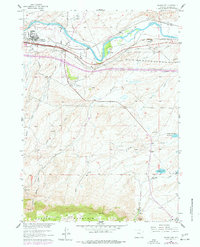 Brookhurst 1961 topographic map thumbnail