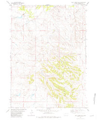 Buck Creek Hills 1981 topographic map thumbnail