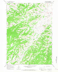 Buck Peak 1964 topographic map thumbnail
