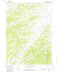 Buck Peak 1964 topographic map thumbnail