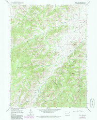 Buck Peak 1964 topographic map thumbnail