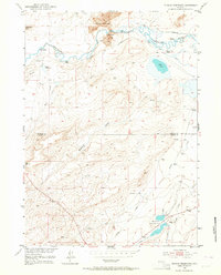 Bucklin Reservoirs 1951 topographic map thumbnail