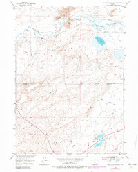 Bucklin Reservoirs 1951 topographic map thumbnail