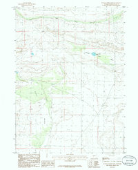 Buffalo Hump Basin 1986 topographic map preview