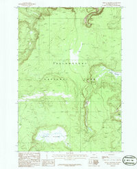 Buffalo Meadows 1986 topographic map thumbnail