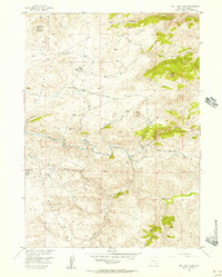 Bull Camp Peak 1955 topographic map thumbnail