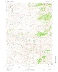 Bull Camp Peak 1955 topographic map thumbnail
