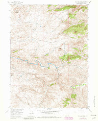 Bull Camp Peak 1955 topographic map thumbnail