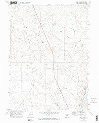 Bull Draw 1969 topographic map thumbnail