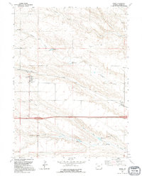 Burns 1991 topographic map thumbnail