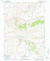 Burntfork 1964 topographic map thumbnail
