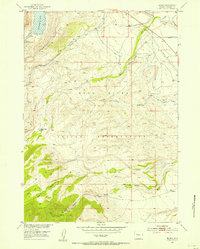 Burris 1952 topographic map thumbnail